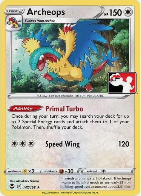 Silver Tempest Archeops [Prize-Pack] Pokémon card